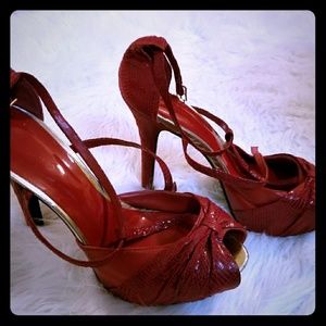 Ruby Red heels